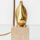 Philippe Jean Signed Brass Bird Table Lamp, Limited Edition 201/300, 1980