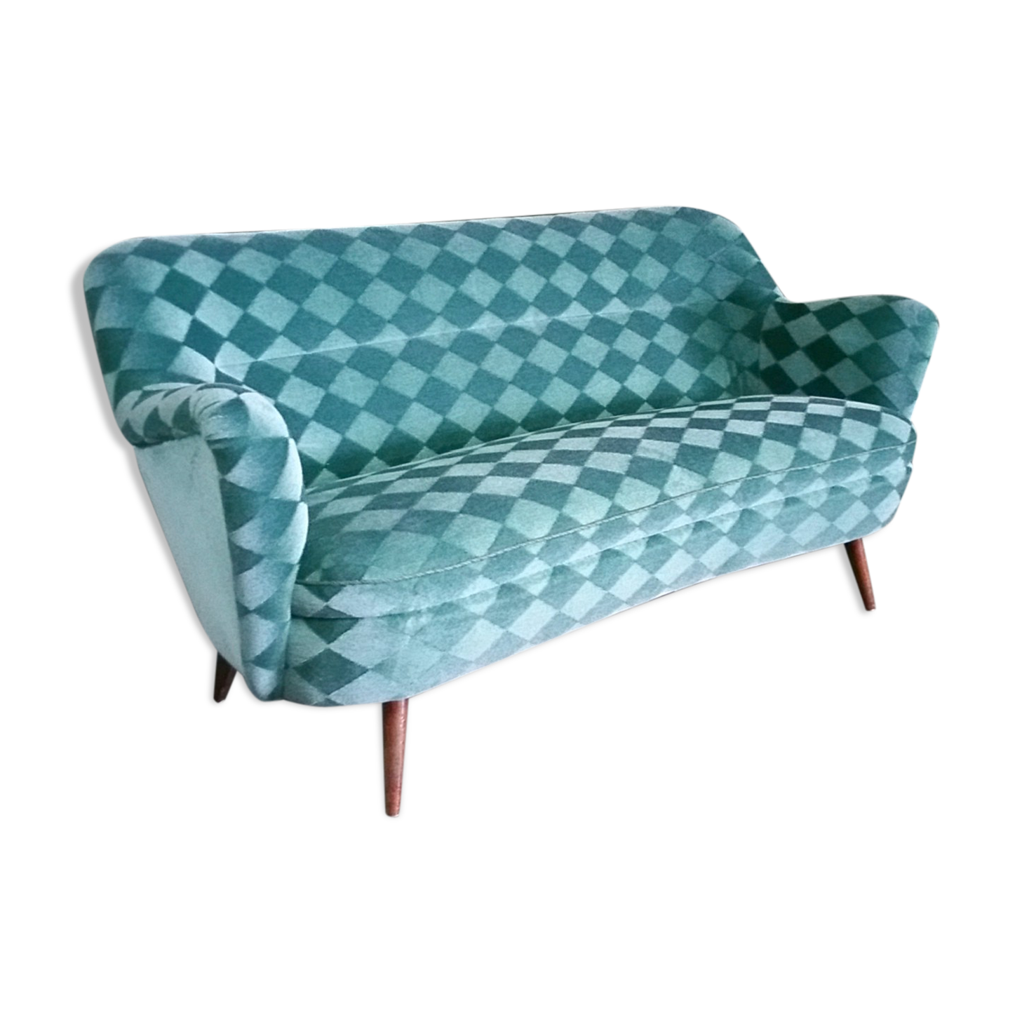 Sofa sofa 'Arc' club organic kidney years 50-60