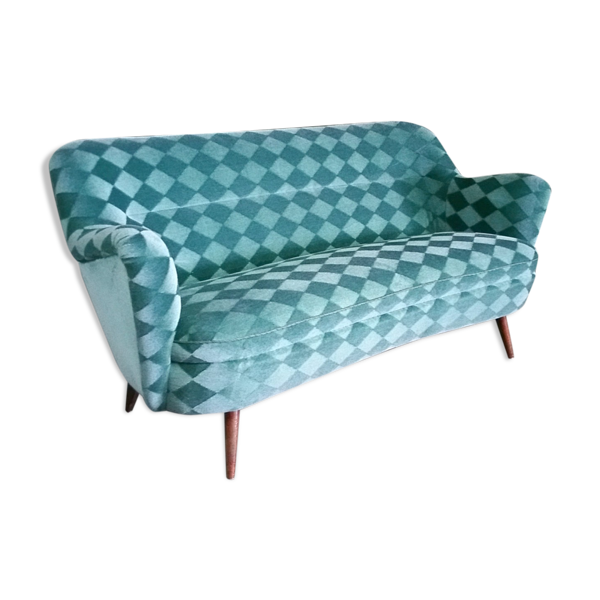 Canapé sofa ''Arc'' club organique rein années 50-60