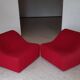 Pair of chromatic swivel armchairs by Kwok Hoi Chan, Steiner