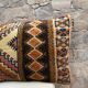 Housse de coussin vintage kilim berbère:Coussin en laine marocaine 60x40cm