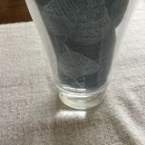 Vase en verre épais