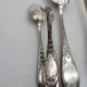 Bigouden decor cutlery set. 38 pieces. Silver-plated metal.