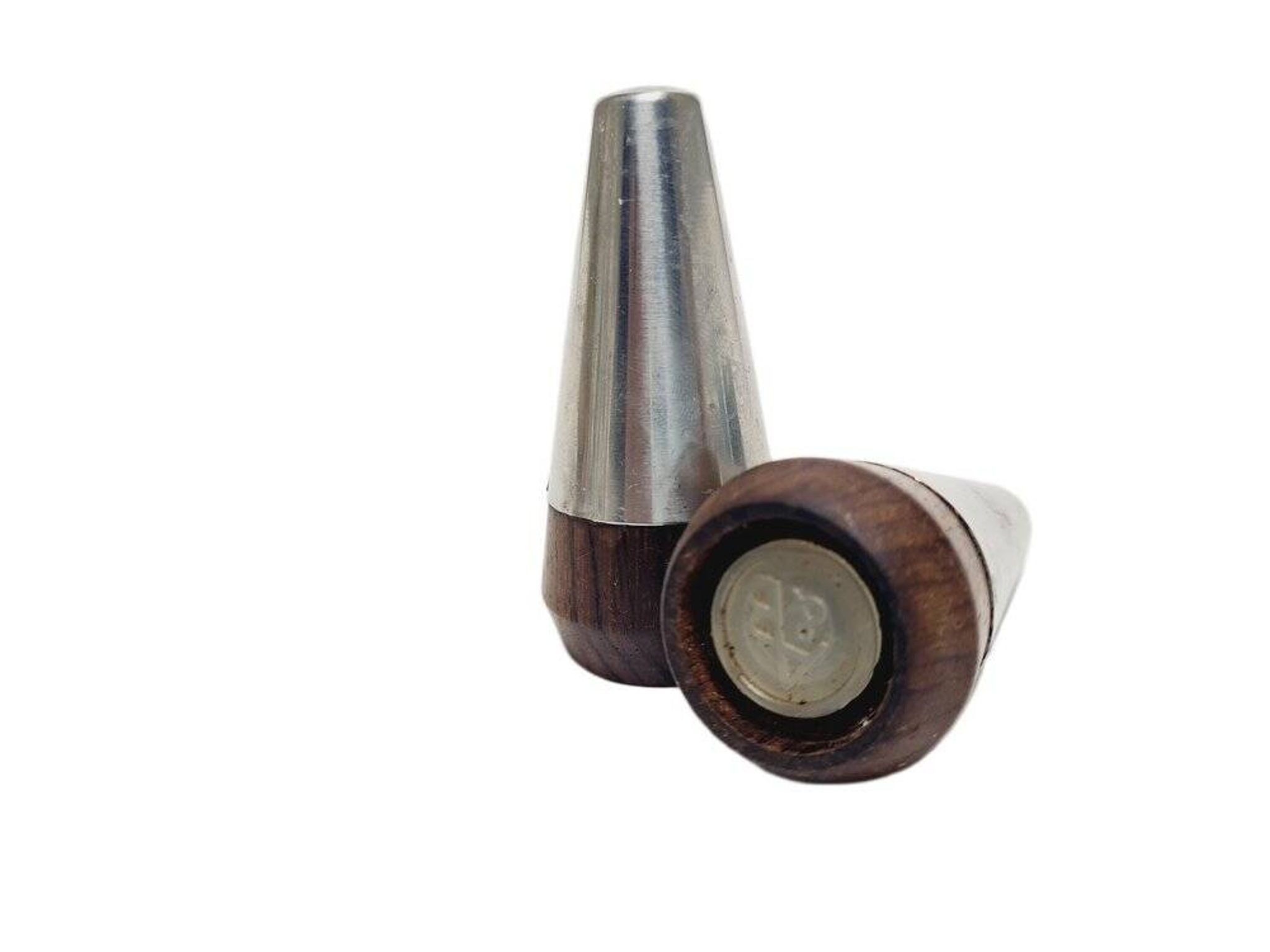 Postmodern salt and pepper holder from A&B, Denmark, 1950s, set of 2
