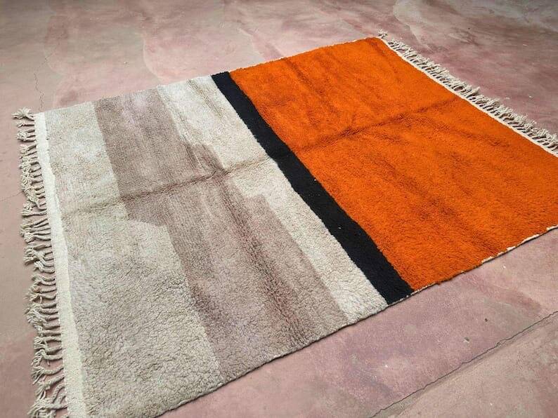 Handmade pure wool rug 150/250 cm