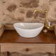 Solid wood vanity in Louis-Philippe style