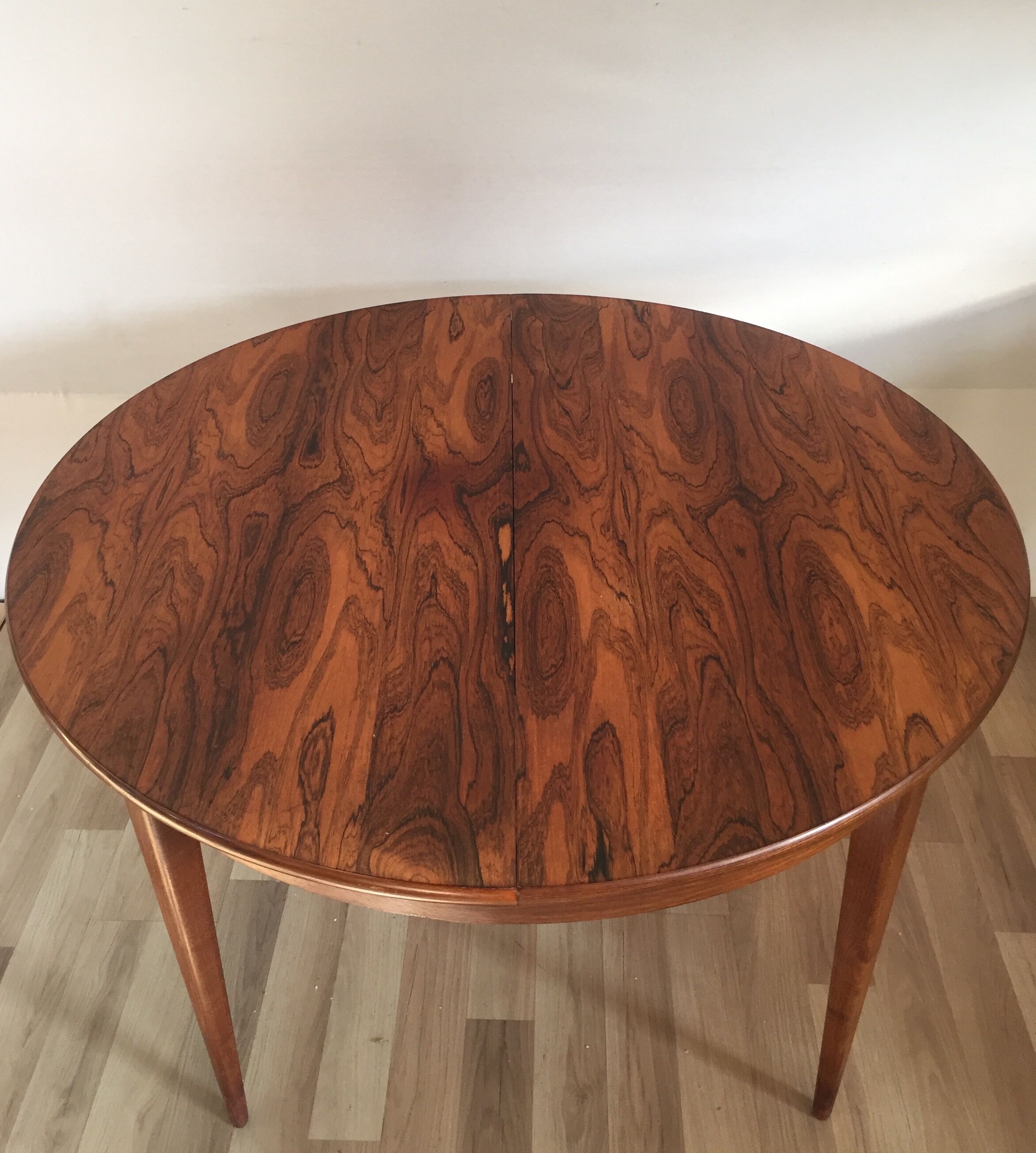 Scandinavian rosewood dining table