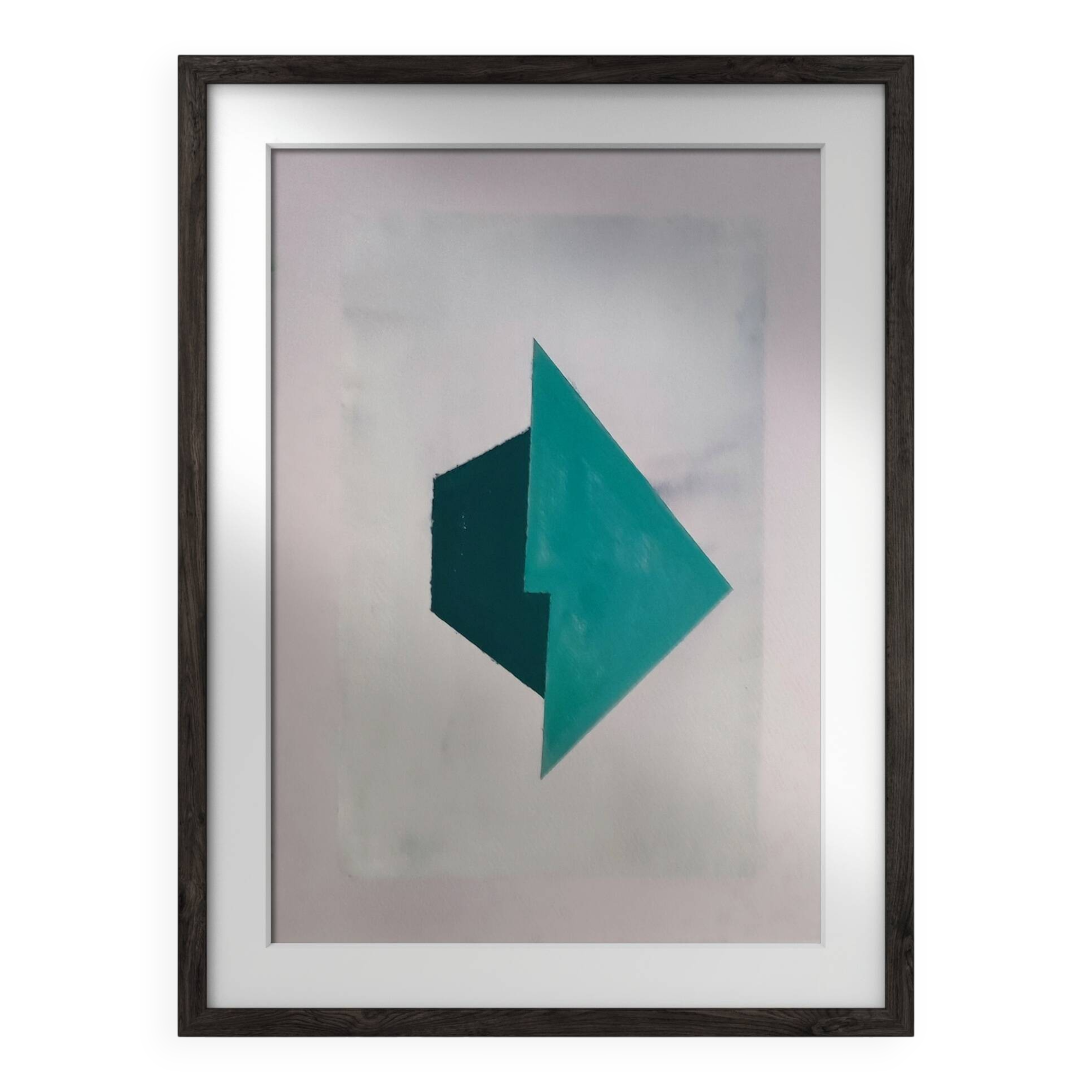 Minimalist geometric painting