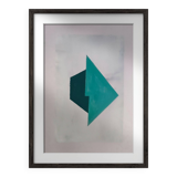 Minimalist geometric painting