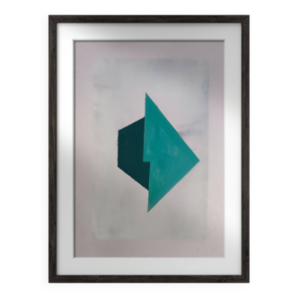Peinture géométrique minimaliste