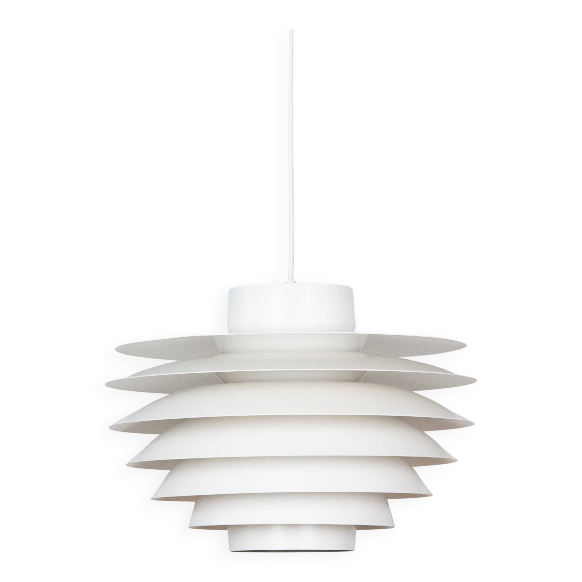 Lampe suspendue vintage danoise Verona par Svend Middelboe, Lyfa, 1962