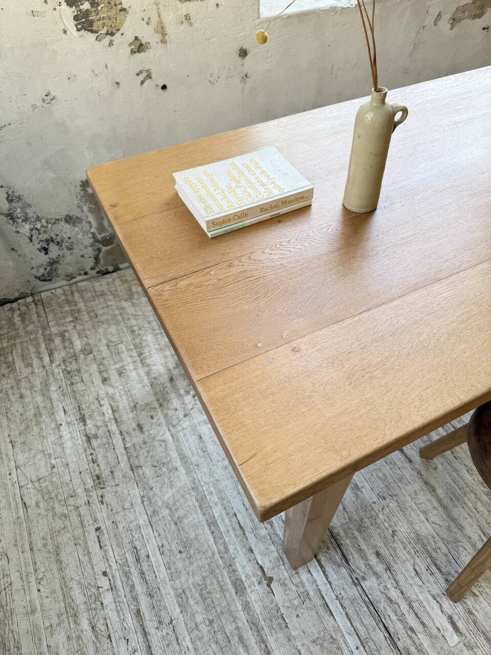 Solid oak farmhouse table 180/270 cm + extensions