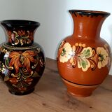 Vintage HVM Hungarian Black Vase