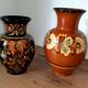 Vintage Hungarian black vase HVM
