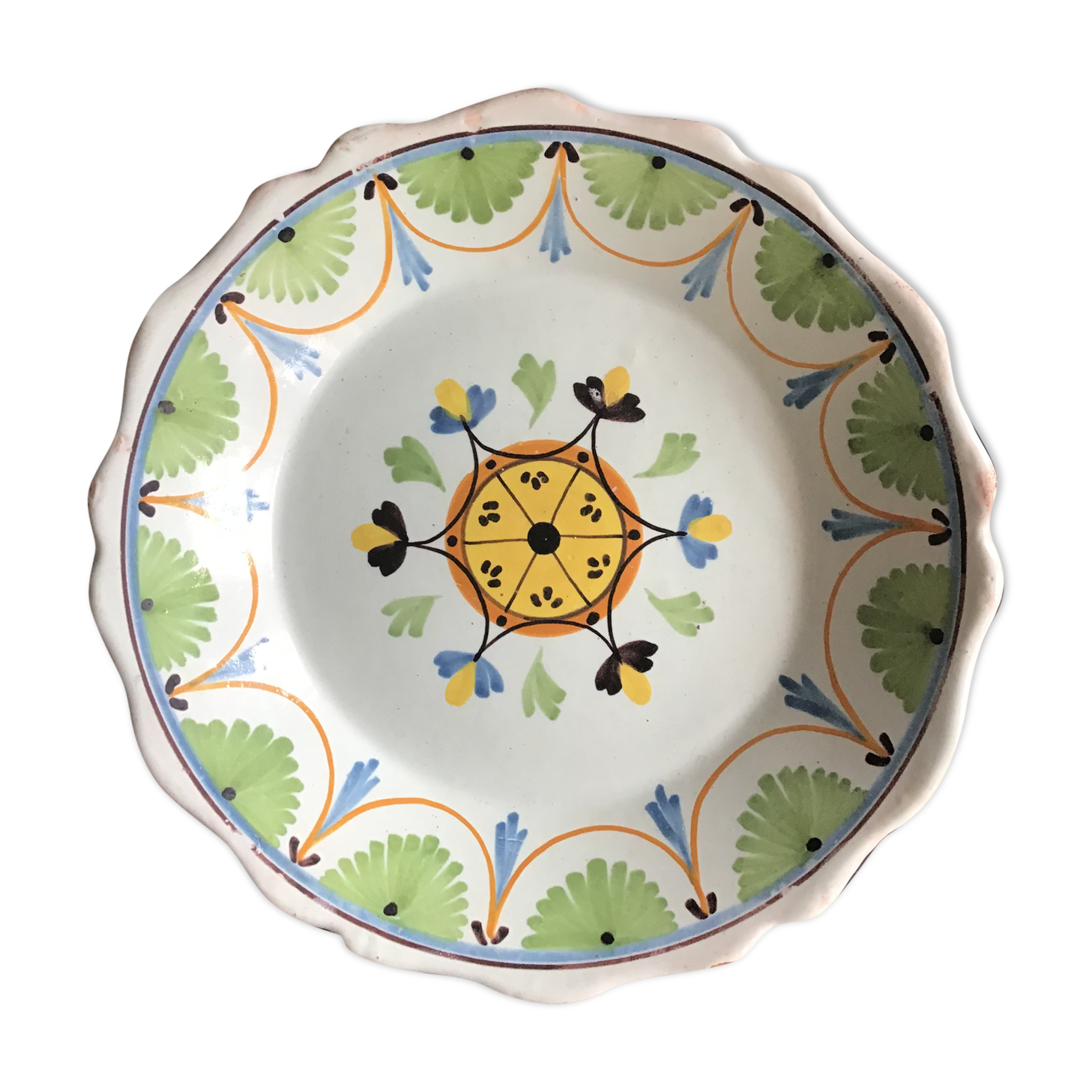 19th nevers earthenware plates