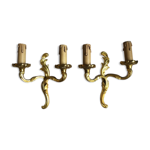 Appliques en bronze doré