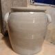 Old stoneware grease pot, gray Height 24.5 cm