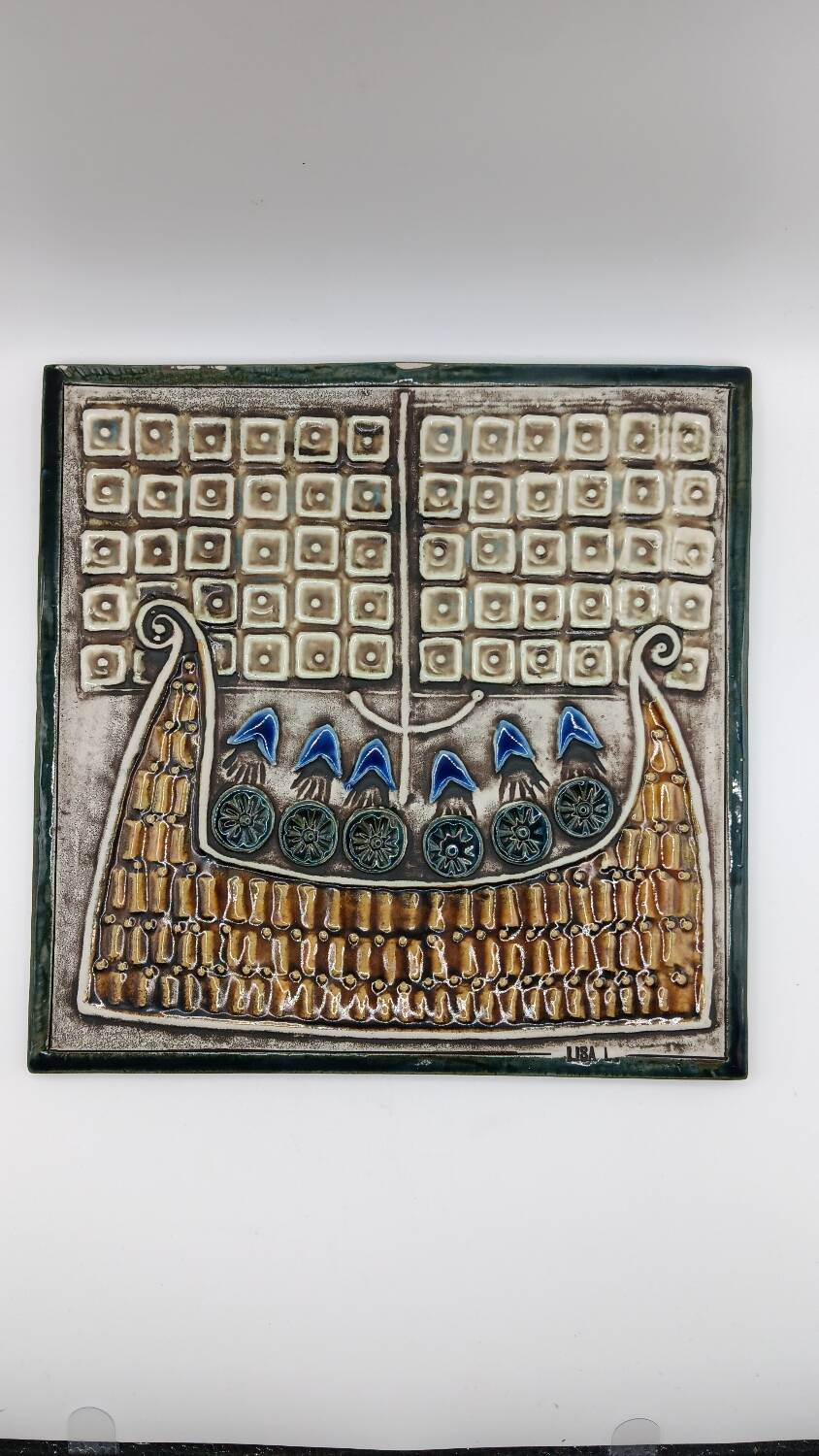 Lisa Larsson, "Skepp" from the Unik series, glazed stoneware, Gustavsberg