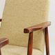 Pair de fauteuils vintage vert nebula 1970s