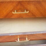 Commode vintage design chevrons