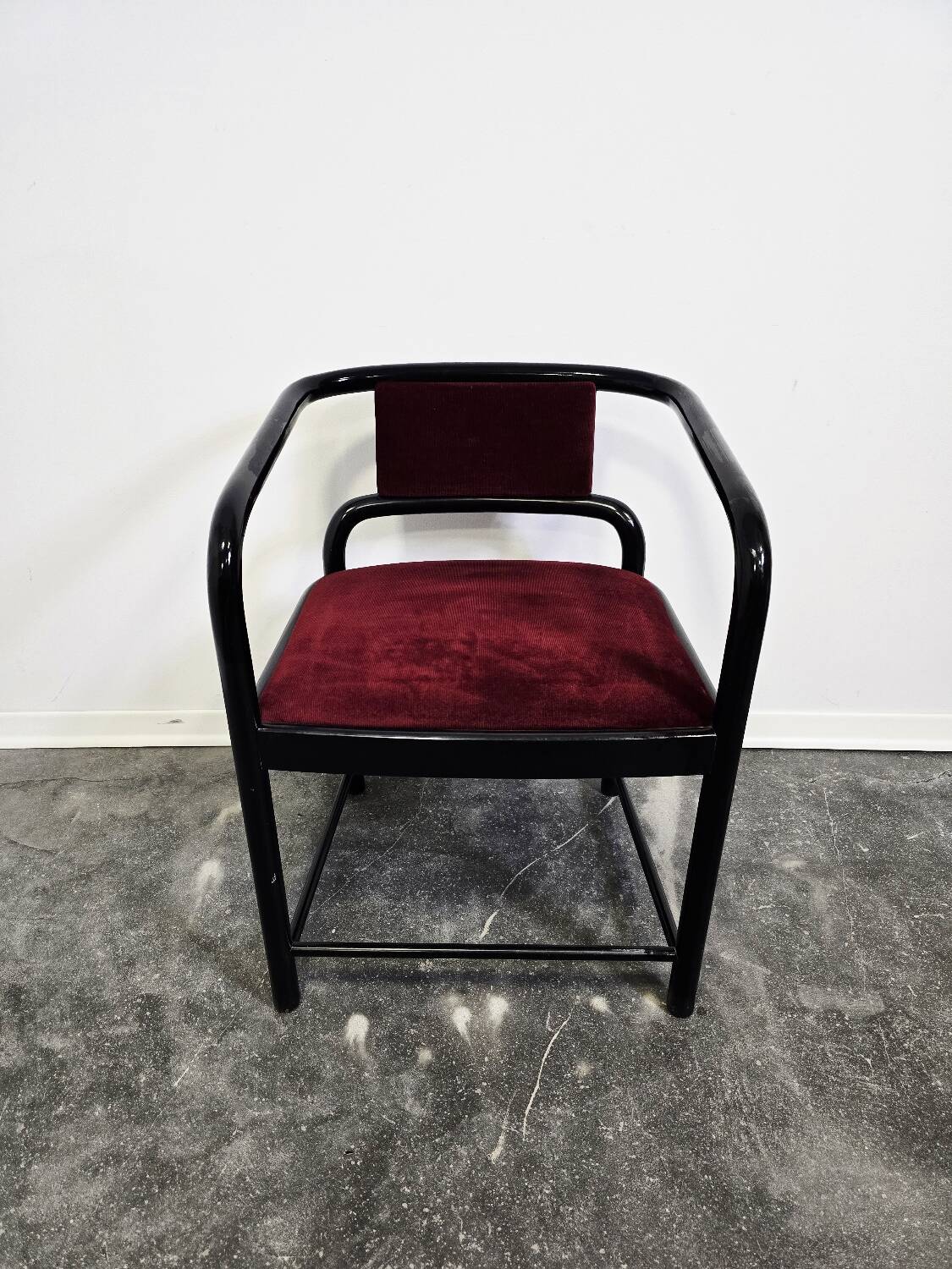 80s Velvet Armchair
