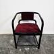 Fauteuil en velours des années 80