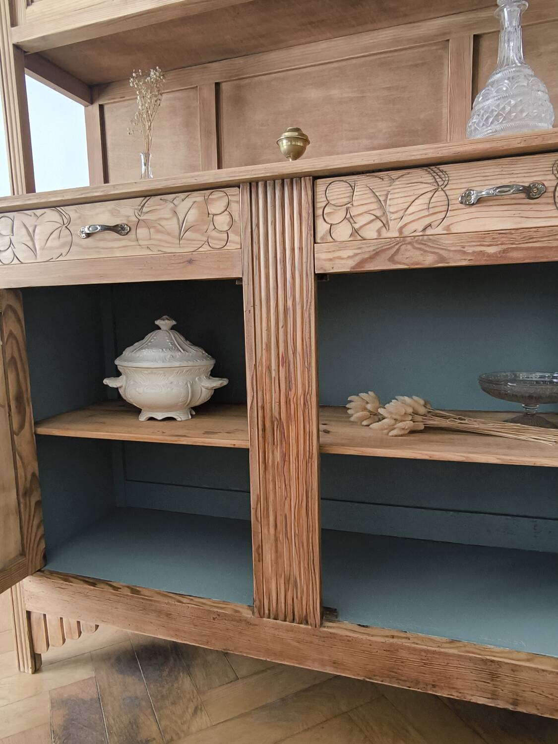 Art Deco 2-piece sideboard