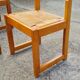 Set de 8 chaises en orme et paille Maison Regain