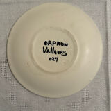 Plates and dish signed by Roger Capron, Vallauris.