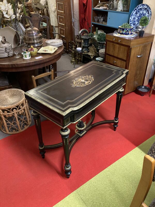 Console de jeu pliante d'époque Napoléon III