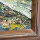 Mid-Century Oil on Panel “View” by Stig Allan,  Signed & Framed– 34 × 28 cm