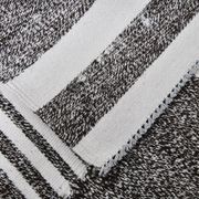 Tapis kilim vintage turc rayé, 206x304 cm