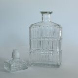 Carafe à whisky rectangulaire en verre