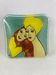 Yves Blayo Signed "Russian Women" Glass Trinket Tray in Screen-Printed Glass