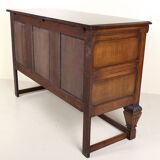 Ancient carved oak buffet