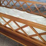 Compass baby bed 50s wooden crossbars
