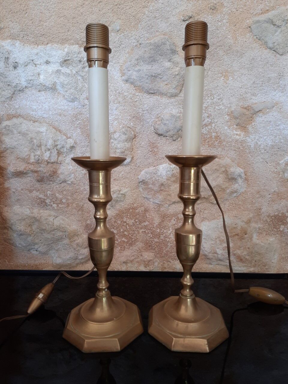 Brass lamps