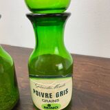 Glass spice jars