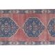 Vintage Turkish Oushak Rug Handwoven 101x262 cm