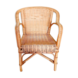 Vintage wicker child chair