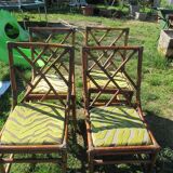 4 rattan chairs