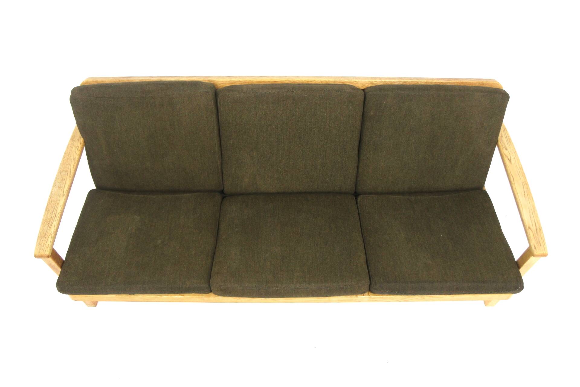 Scandinavian 3-seater oak sofa, Sweden, 1960