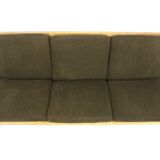 Scandinavian 3-seater oak sofa, Sweden, 1960