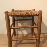 Light wooden stool
