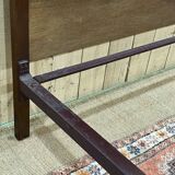 1930s English burl walnut bed