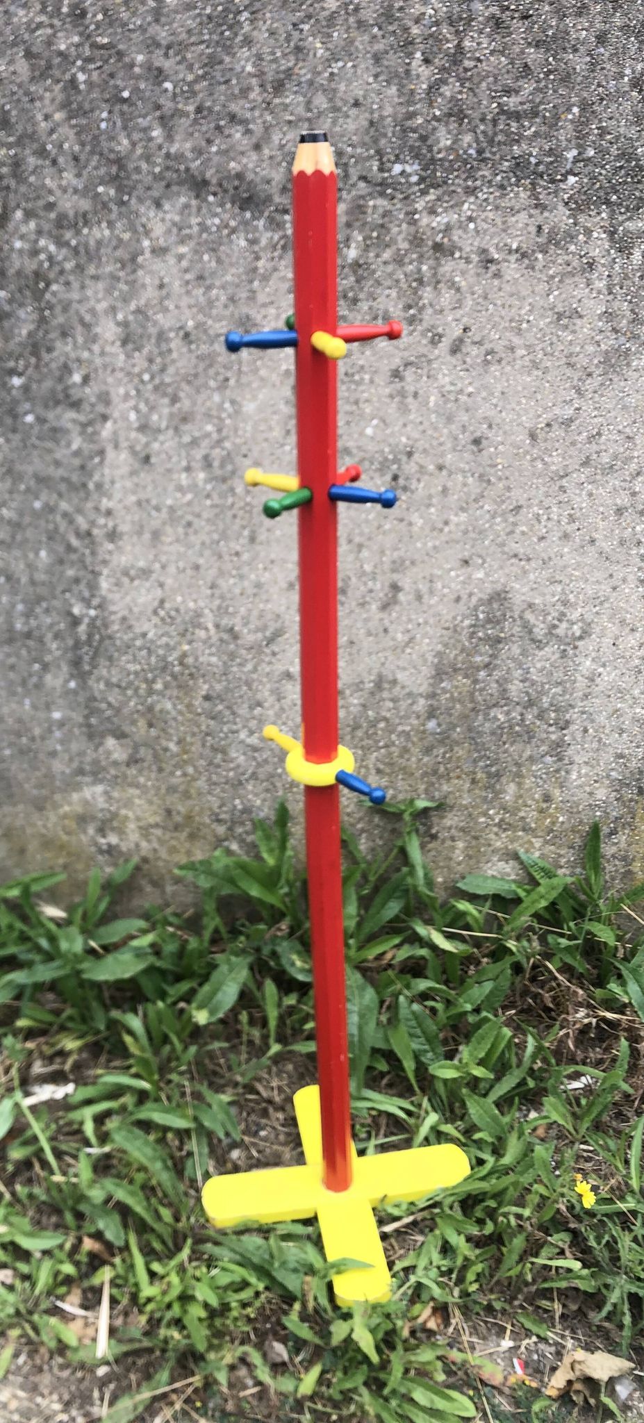 Pierre Sala standing coat rack for children 1970s
