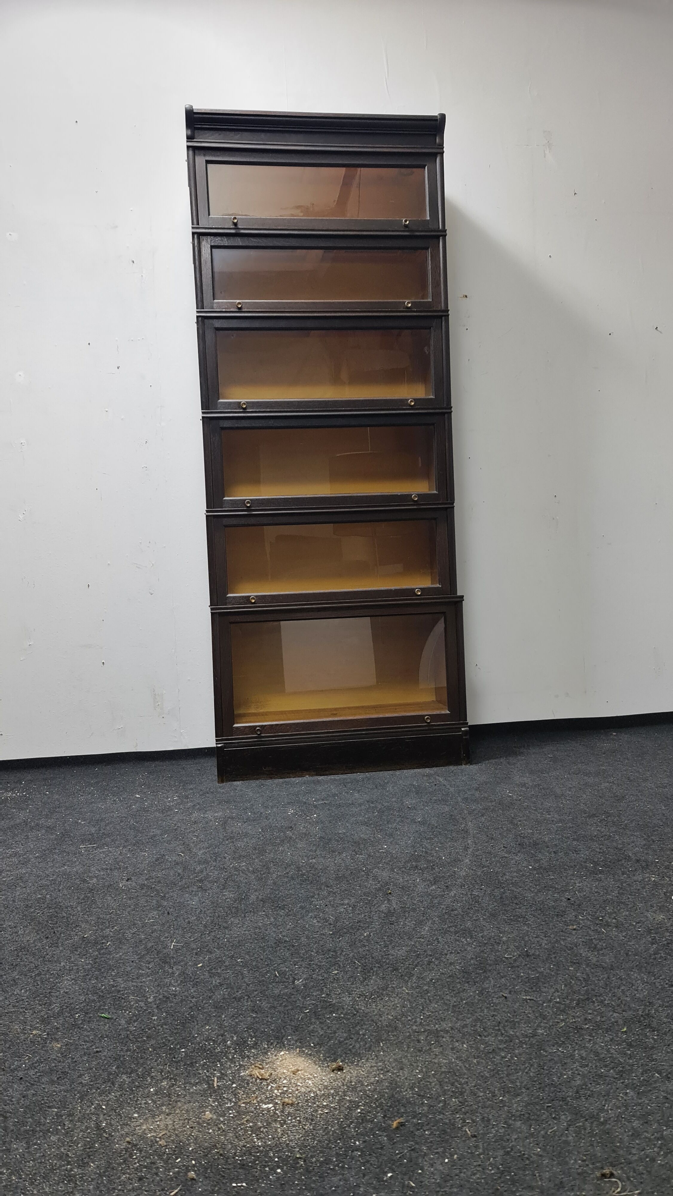 Vintage oak Barristers book shelves by Soennecken Germany