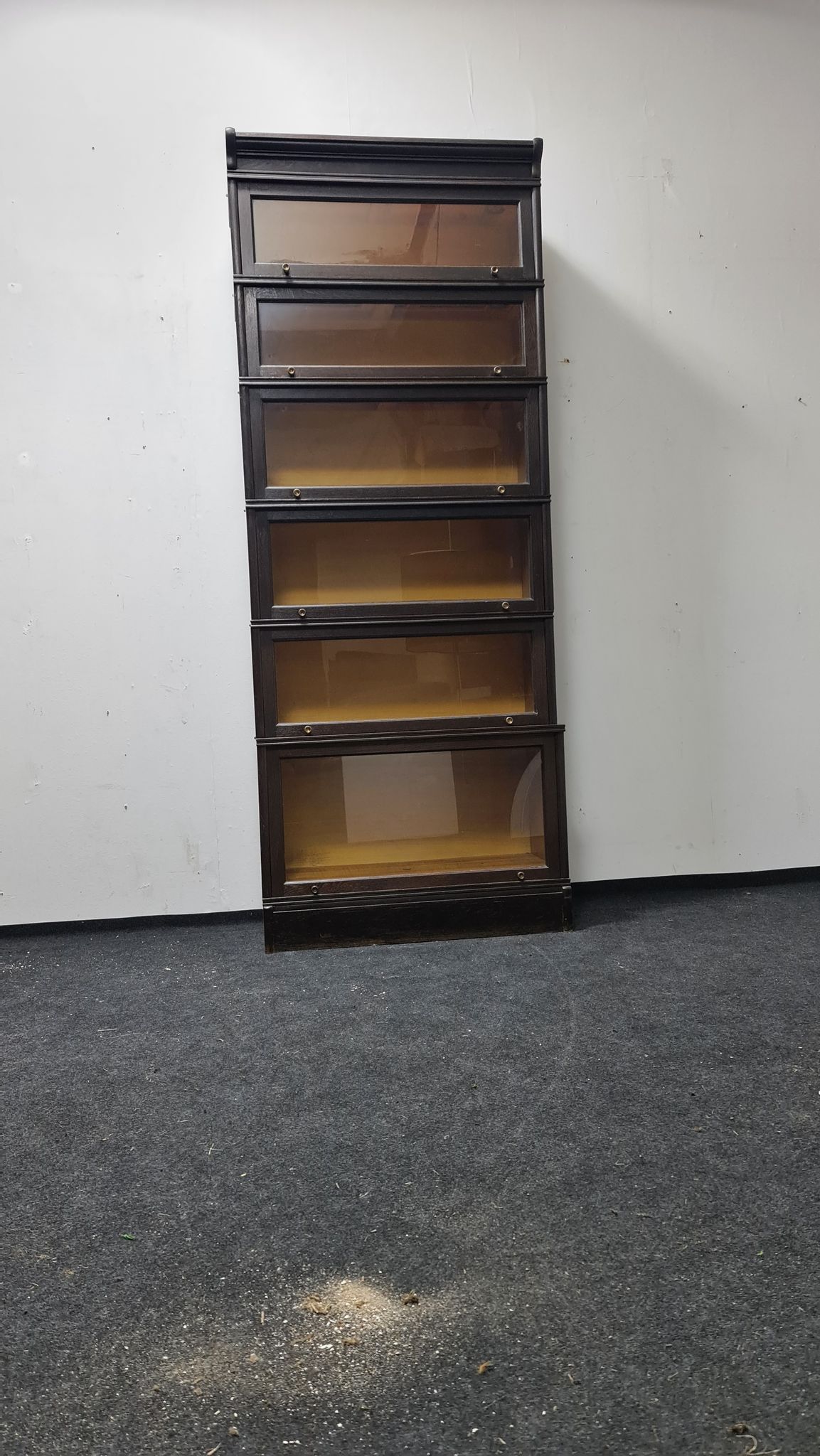 Vintage oak Barristers book shelves by Soennecken Germany