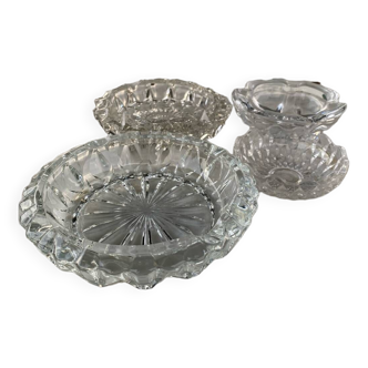 Crystal ashtrays