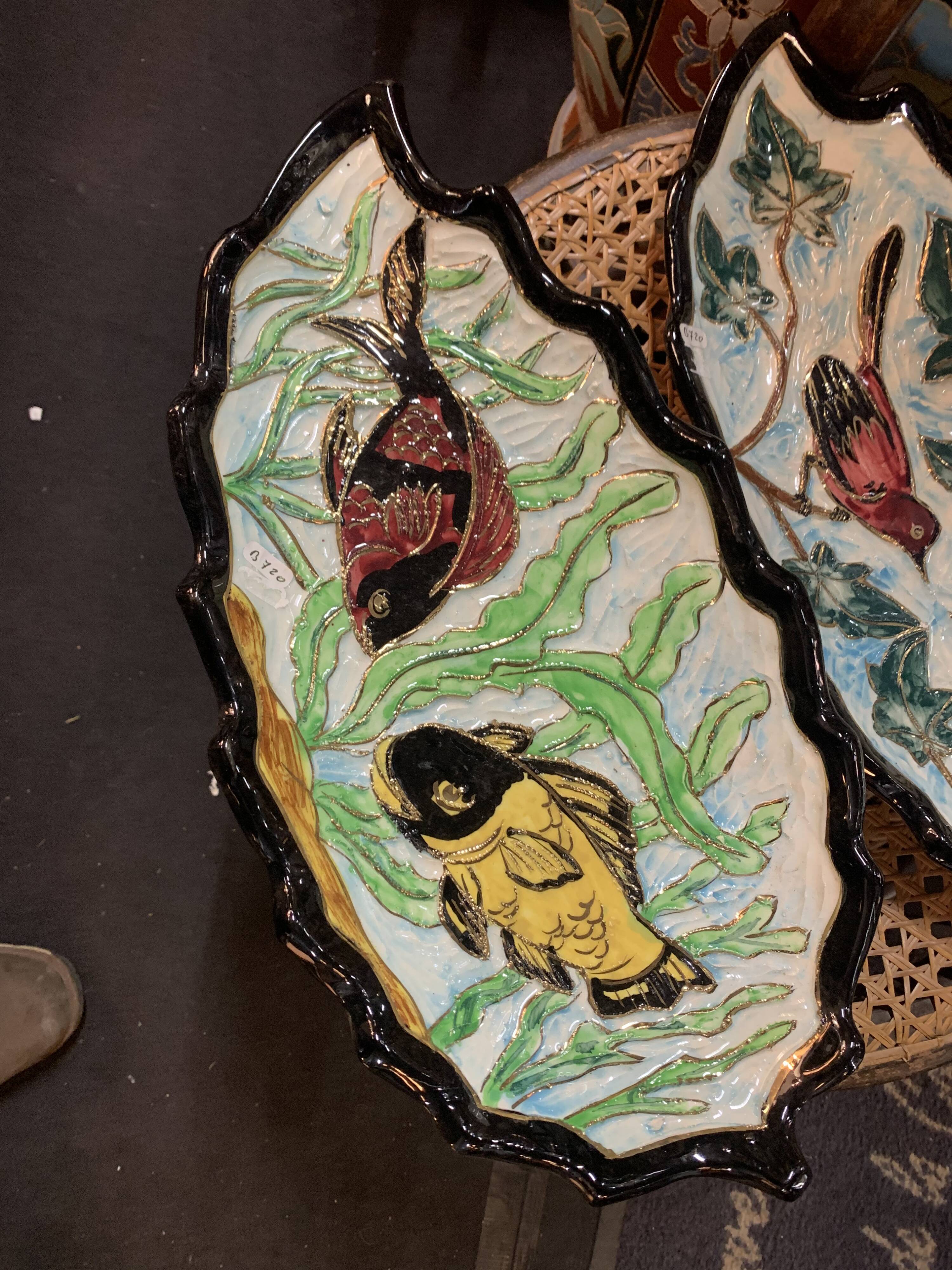 Pair of dishes in Vallauris